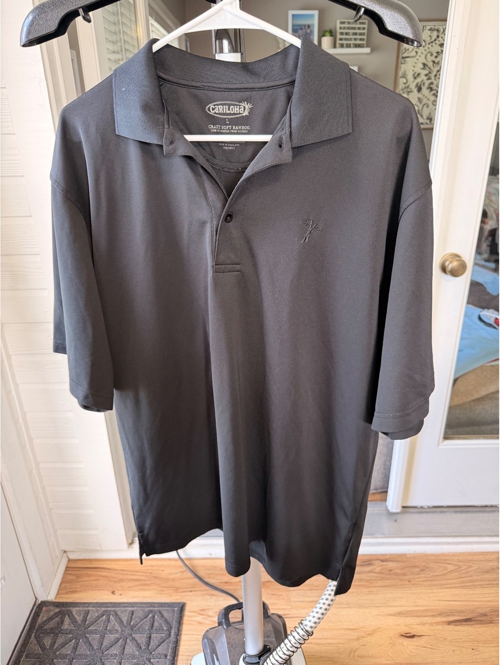 Cariloha Black polo shirt